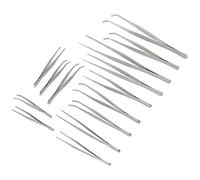 RIZGHWOY Tweezers de Acero Inoxidable largas: Se Establecen desde 14 para Coser y Manualidades, Espías Manuales de Artesanía Manual Duraderas para Uso Doméstico
