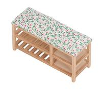 RIZGHWOY Zapatero en Miniatura 1/12 con Cómodo y Gran Espacio de Almacenamiento para Casas de Muñecas, Material de Madera de Primera Calidad, Decoración Versátil