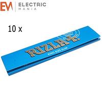 Rizla Blue Slim King Size Cigarettte Rolling Papers - 10 Packets by Rizla