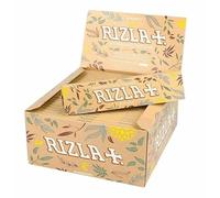 Rizla Natura - Papeles de liar largos de cáñamo bio, 10 paquetes