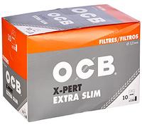 Rizla OCB Filtros para Cigarrillos (Caja con 10 bolsitas)
