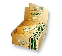 Rizla Papel de bambú tamaño King, el primer papel de bambú del mundo (50 paquetes)
