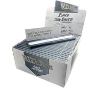 Rizla plata King Size Slim Rolling papel - 20 paquetitos por Trendz