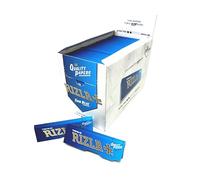 Rizla RizlaBlue - Folletos para ahumar alimentos de papel, azul, 100 folletos por paquete
