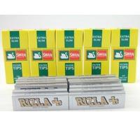 Rizla Silver Papers and Swan Extra Slim Filters 600 by Bargaing-Base by Rizla