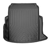 Rizline Alfombrilla para maletero 3D compatible con Mercedes Clase E W 214 a partir de 2023 Sedán Sedán Alfombrilla protectora para maletero de coche, accesorio antideslizante, goma TPE, color negro