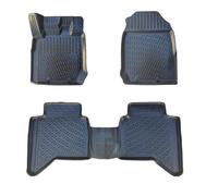 Rizline Alfombrillas 3D a medida para coche, compatibles con Isuzu D-Max 3ª generación a partir de 2020, alfombrillas para coche, accesorios 1ª y 2ª fila TPE para todo tipo de climas, inodoras,