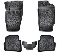 Rizline Alfombrillas 3D compatibles con Seat Ibiza III tipo 6L 2002 - 2008, ajuste perfecto, alfombrillas de goma para coche, accesorios 1ª y 2ª fila TPE para todo tipo de climas, inodoras