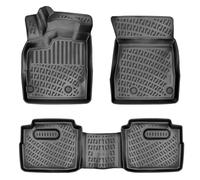 Rizline Alfombrillas 3D para coche compatibles con Nissan X-Trail 4.Gen T33 a partir de 2022, alfombrillas de goma para coche, accesorios 1ª y 2ª fila TPE para todo tipo de climas, inodoras