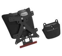 Rizoma Soporte de matrícula incl. luz trasera Negro