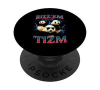 Rizz Em con El Tism Panda Autista Chiste Divertido Meme PopSockets PopGrip Adhesivo
