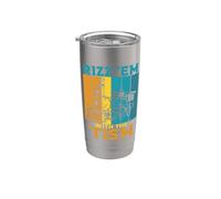 RIZZ 'EM CON EL 'TISM Tren de Locomotora de Vapor Autismo Meme Vaso térmico de acero inoxidable de doble pared