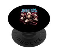 Rizz Em con El Tismo Autista Zarigüeya Gráfico Divertido Meme PopSockets PopGrip Adhesivo
