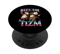 Rizz Em con El Tismo Autista Zarigüeya Gráfico Divertido Meme PopSockets PopGrip Adhesivo