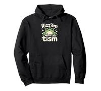 Rizz Em' with The Tism Awesome Autism Aware Charming Teas Sudadera con Capucha