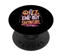 Rizz Energy Showgirl Bailarina glamurosa y Segura de sí mism PopSockets PopGrip Adhesivo