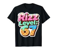 Rizz Level 67 Meme Shirt Ice Cream Drip Meme Six Seven 6 7 Camiseta
