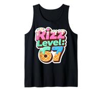 Rizz Level 67 Meme Shirt Ice Cream Drip Meme Six Seven 6 7 Camiseta sin Mangas