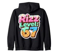 Rizz Level 67 Meme Shirt Ice Cream Drip Meme Six Seven 6 7 Sudadera con Capucha