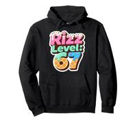 Rizz Level 67 Meme Shirt Ice Cream Drip Meme Six Seven 6 7 Sudadera con Capucha