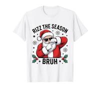 Rizz The Season Bruh Merry Rizzmas Santa Claus Christmas Camiseta