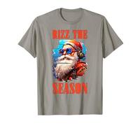 Rizz The Season Funny Christmas Santa Hombres Adolescentes Niños Camiseta
