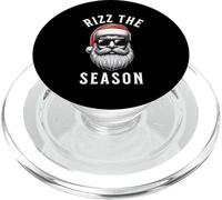 Rizz The Season Silly Christmas Funny Santa Hombres Adolescentes Niños PopSockets PopGrip para MagSafe