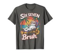 Rizzler 67 Bruh Cat Vacation Teacher My Trip 6 7 Gen Alpha Z Camiseta