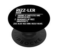 Rizzler Definición Funny Gen-Z Meme Gen Alpha Slang PopSockets PopGrip Adhesivo