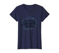 Rizzler Professional Smooth Talker - Regalo Divertido Camiseta, Mujer, Azul Marino, S
