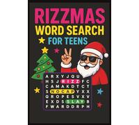 Rizzmass Word Search For Teens: Fun Clean Teen Slang & Christmas Word Search Puzzles for Ages 10-17. Perfect Stocking Stuffer and Holiday Present