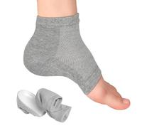 Rizzsoles Altura Max Calcetines Plantillas 3 Pulgadas Media Altura Aumento Unseen Shoe Heel Foot Socks, Gris, M - UK Clearance