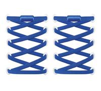 RJ-Sport (2 pares de cordones elásticos con cierre rápido, sistema de cordones rápidos para una comodidad única y un agarre fuerte, con cápsulas de metal sin atar (azul prusiano)