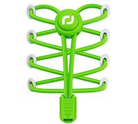 RJ-Sport - Cordones elásticos con cierre rápido, sistema de cordones rápidos para comodidad única y sujeción fuerte (verde)