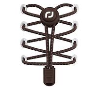 RJ-Sport Cordones elásticos con cierre rápido - Sistema de cordones rápidos para una comodidad única y un agarre fuerte (marrón reflectante*2)
