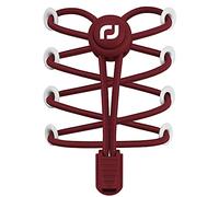 RJ-Sport Cordones elásticos con cierre rápido. Sistema de cordones rápidos para una comodidad única y un agarre fuerte (2 rojos)