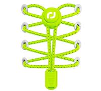 RJ-Sport Cordones elásticos de liberación rápida - Sistema de cordones rápidos para una comodidad única, ajuste perfecto y agarre fuerte (amarillo reflectante)
