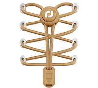 RJ-Sport Cordones elásticos para zapatos sin atar, resistentes, sin atar, para niños y adultos, con cierre fuerte y cordones de velocidad, Marrón (Número 021 - Bronceado), Talla única