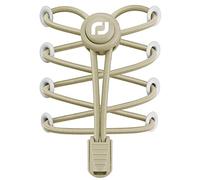RJ-Sport Cordones elásticos sin ataduras para zapatos - Cordones resistentes sin ataduras para niños y adultos con fuerte bloqueo y cordones de velocidad, Number 025-Khaki, talla unica