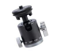 RJ084 - Cabezal de trípode pequeño panorámico para viajes, ajustable, diseño para cámara y equipo de video, apto para viajes