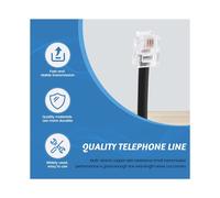RJ11 6P4C Cuerda Cable de Telefono Modem ADSL 1 Metro