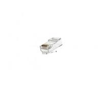 RJ12 Modular plug (6P6C), unshielded, stranded cable, 100 pieces