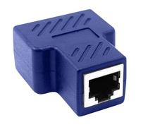 Rj45 - Adaptador divisor Ethernet para conexión LAN dual con transmisión estable, diseño compacto portátil para portátiles, routers y equipos de monitoreo