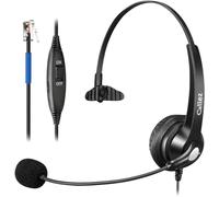 RJ9 Auriculares Teléfono Fijo con Micrófono para Cisco 7811 7821 8841 7942G