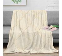 RJAVAGFZL Estampado 3D Geometric Pattern Manta de Cama Microfibra Ropa de Cama esponjosa y cálida Modern Diamond Design Manta de sofá Lavable para Regalos de Bienvenida a casa 40x50inch(100x130cm)