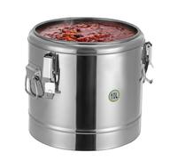 RjcdOPL - Contenedor de sopa isotérmica de acero inoxidable 304, 10L, aislamiento fuerte 12 H caliente o frío, contenedor de alimentos isotérmico para restaurantes, cantinas de hoteles