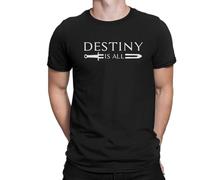 RJJBFKDDK NULA The Last Kingdom is All T Shirt Men Ofertas Large Ofertas Tshirt Cotton Graphic Clothes Black