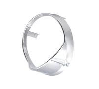 RJKZX Pieza de motocicleta Anillo Embellecedor De Faro Para Motocicleta, Protector Cubierta Máscara Carenado Para Vespa GTS300 GTS 300 2019 2020 2021, Accesorios(Silver)