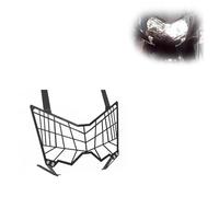 RJKZX Pieza de motocicleta Para Kawasaki KLR 650 KLR650 KL650E 2008 2019 2020 2021 2022 2023 Cubierta De Malla Luz Cabeza Motocicleta Protección Faro Protector Parrilla