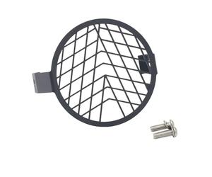 RJKZX Pieza de motocicleta Protector De Montaje Cubierta Lámpara Cabeza Retro Acero, Máscara Parrilla Malla Para Faro Delantero Motocicleta Para YAMAHA XG250 Para Engañador